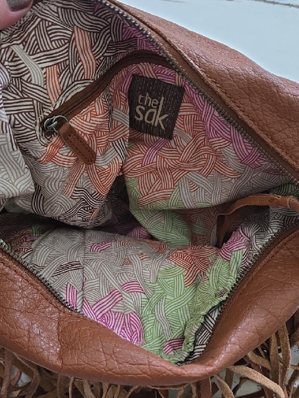 The Sak Brown Fringe Shoulder Bag - Picture 5 of 5